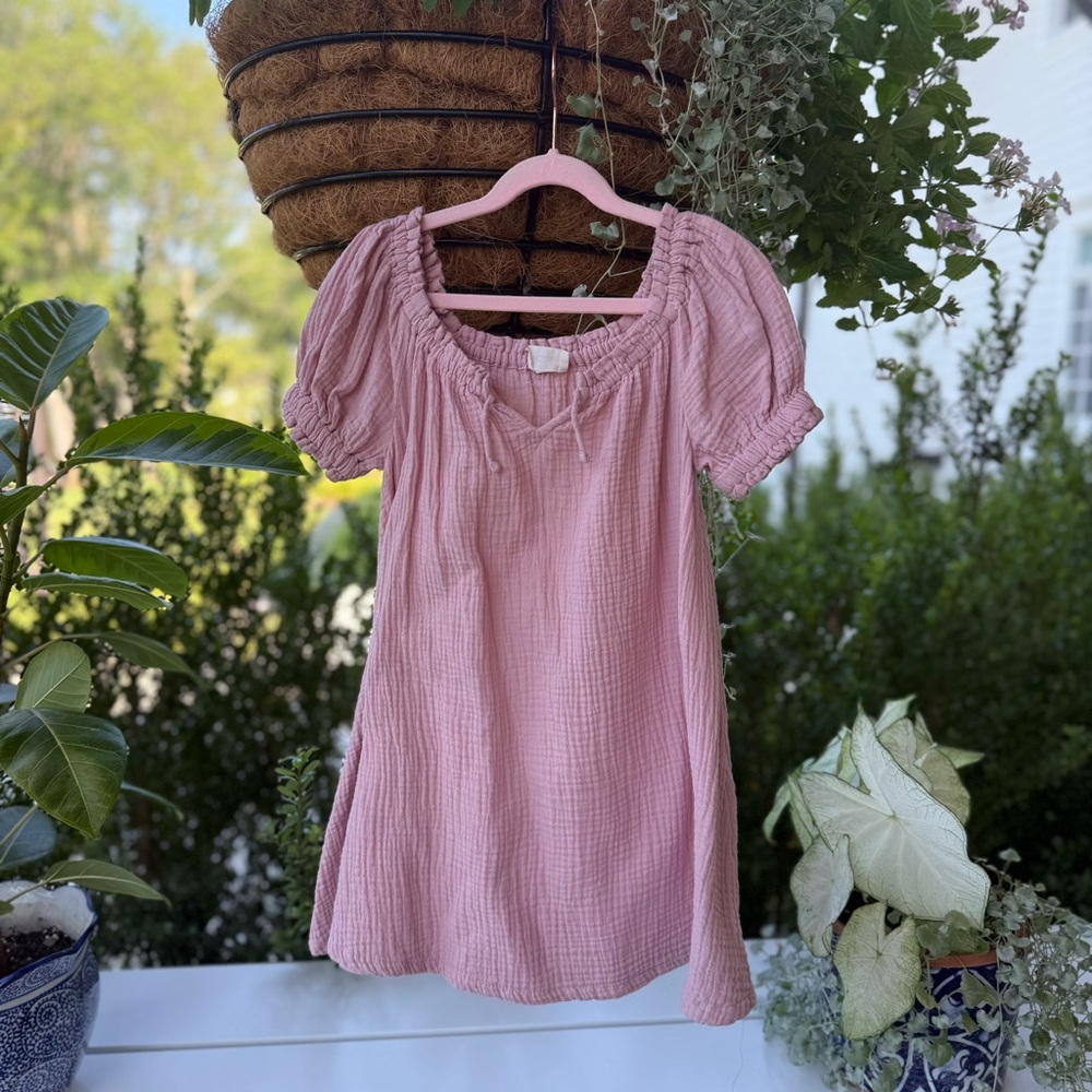 NWOT JCrew Crewcuts Light Pink Airy Dress